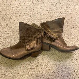 Cowgirl Booties with Fringe cowgirl boots cowboy